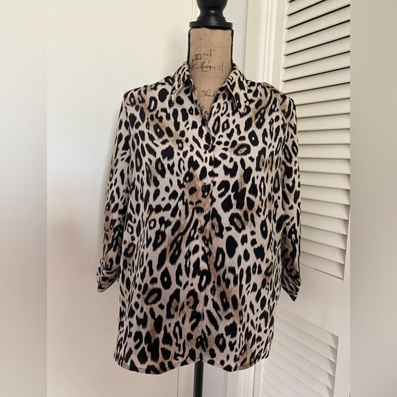 Leopard Print Shirt - Picture 1 of 10